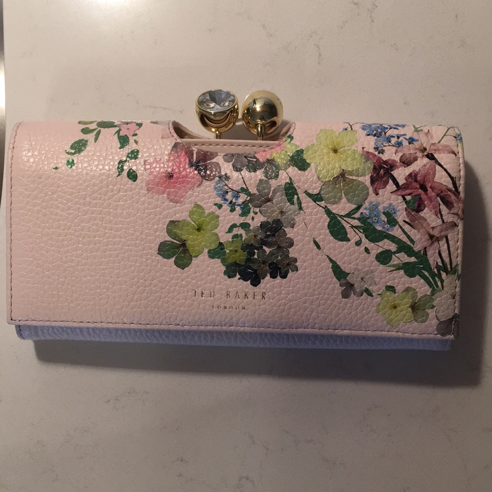 Ted Baker Queenee Pergola Bobble Leather Wallet
